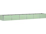 Vidaxl Fioriera Verde 480 X 80 X 45 Cm In Acciaio