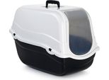 Beeztees Romeo - Lettiera Per Gatti - Nero/Bianco - 57X39X41 Cm