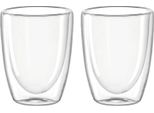 Set 2 Tazze Leonardo In Vetro Trasparente A Doppia Parete 300 Ml