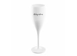 Koziol Sektglas Cheers No. 1 Staycation, Kunststoff, Cotone White, 100 Ml, 4049525