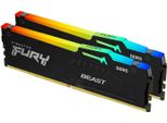 Kingston Technology Fury Beast 128GB 5600Mt/S DDR5 CL40 Dimm (Kit Da 2 Moduli) Rgb