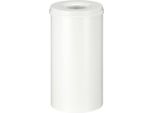 V-Part - FeuerlöSchender Papierkorb 50 Liter - Steel - Grauweiß (R9002)