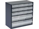 Raaco 616-123 Small Parts Container (W X H X D) 306 X 283 X 150 Mm No. Of Compartments: 16 Content 1 Pc(S)
