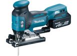 Seghetto Alternativo A Batteria Makita DJV181RTJ 2X Batteria Ricaricabile 18 Volt 5,0Ah In Makpac 18 Volt Incl. 6 Lame