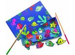 Gioco Di Pesca Magnetico Colorato Con Pesci