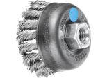 Pferd Tools Spazzola A Tazza Annodata Tbg M14 Filo Di Acciaio Inox Per Smerigliatrici Angolari