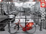 Educa Puzzle 9216018 - Amsterdam In Bianco E Nero - Puzzle Da 3000 Pezzi