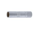 Bgs ZüNdkerzen-Einsatz Mit Haltegummi, ZwöLfkant, Lang Antrieb Innenvierkant 10 Mm (3/8 Zoll) Sw 16 Mm ; Bgs Technic (2448)