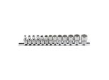 Bgs SteckschlüSsel-Einsatz-Satz ZwöLfkant 6,3 Mm (1/4 Zoll) Sw 4 - 14 Mm, 13-Tlg. ; Bgs Technic (2269)