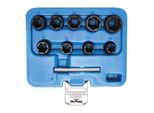 BGS Spezial-SteckschlüSsel-Einsatz-Satz / Schraubenausdreher Antrieb Innenvierkant 10 Mm (3/8 Zoll) SW 10 - 19 Mm 10 Teilig ; BGS Technic (5265)