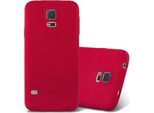Cadorabo Custodia Protettiva Per Samsung Galaxy S5 / S5 Neo In Rosso Custodia Del Telefono Cellulare Tpu Etui Cover Case