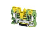 Morsetto Per Filo Protettivo 0,2-16Qmm Gn-Ge - Morsetto Di Messa A Terra A 1 Polo 10,2Mm St 10-PE