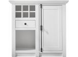 Highboard Home Affaire "California", Weiß (Pinie Weiß), B:108Cm H:100Cm T:45Cm, Sideboards, Highboard, Breite 105 Cm