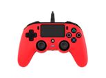 Nacon PS4OFCPADRED Compact Controller PS4 Ufficiale Sony Playstation, Rosso