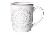 Ritzenhoff & Breker Valencia Kaffeebecher, Kaffeetasse, Kaffee Tasse, Becher, Keramik, Braun, Grau, Weiß, 350 Ml, 745009