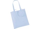 Westford Mill Promo Shopping Bag, 10 Litri (2 Pezzi/Confezione) BC4510 (Taglia Unica) (Pastello/Blu)