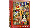 Puzzle Eurografica Vecchi Manifesti 1000 Pezzi