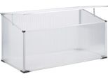 Relaxdays 10022823_0 Relaxdays FrüHbeet Kunststoff 100,0 X 50,0 X 50,0 Cm Transparent