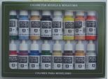 Model Color Vallejo 70140 Basic Colors Usa 16X 17Ml Aerografo Farbe