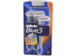 Gillette, Blue 3, Rasoio Usa E Getta, 3 Pezzi (Prodotto Dalla Germania)