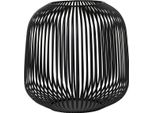 Blomus Lito Lanterna, Luce A Vento, Portacandela, Acciaio Verniciato A Polvere, Nero, 27 Cm, 65932