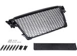 Griglia Radiatore Griglia Sportiva A Nido D'ape Nero Lucido Per Audi A4 B8 8K 07-12