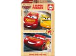 Puzzle In Legno Educa Cars 3 2X16 Pezzi