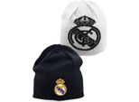 Berretto Invernale Real Madrid Reversibile Junior RM5GO2P Bianco E Nero