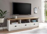 Casa Di Campagna Lavagna Tv Soggiorno Provenza 160Cm Pino Bianco Rovere Chiaro