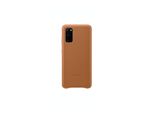 Samsung EF-VG980LAEGEU Samsung Leather Cover Handy-Cover FüR Samsung Galaxy S20 Braun