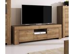 Mobile Tv Basso Tavolo Tv Soggiorno 155Cm Rovere Riviera