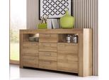 Cassettiera Credenza Soggiorno 155Cm Rovere Riviera