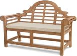 Cuscino Da Panca Teako Design 140X47 Cm Per Panca Da Giardino Caserta - Seduta Confortevole, Resistente Alle Intemperie E Di Facile Manutenzione (Crema)