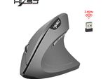 Hxsj T24 2.4G Wireless Mouse Verticale Ergonomico Regolabile Dpi 800 1600 2400 6 Pulsanti Con Ricevitore Usb Per Notebook Pc Laptop Computer Macbook【Grey】