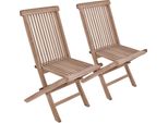 Sedia Pieghevole Alessandria Di Teako Design In Teak - Resistente Alle Intemperie, Pieghevole E Pratica Per Il Giardino E La Terrazza