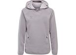Hummel Hmlcima Felpa Con Cappuccio Donna, Cadet Melange, Xs, Donna