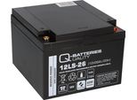 Q-Batteries 12LS-26 Batteria Al Piombo Da 12V 26Ah / Agm Vrla Con Vds