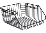 Cestino Portaoggetti Excellent Houseware, Metallo, 30X27X14 Cm, Nero