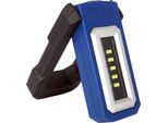 Kunzer Lampada Da Lavoro SMD-LED Nero/Blu 200Lm Orientabile A 360°, Con Magnete PL-050
