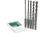 Hikoki Trapano A Percussione Tct Sds-Plus Multipack 5 Pezzi, Set Di Punte Per Trapano, Punta Per Calcestruzzo, Punta Per Muratura