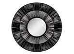 Spiegel "Etnik"" Schwarz - Seil D 76 Cm - Atmosphera Interior Designer"
