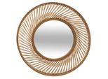 Spiegel "Spirale"" - Bambus D. 72 Cm - Atmosphera Interior Designer"