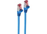 Cavo Patch Cat6A S/Ftp Pimf Blu Senza Alogeni 0,15 M