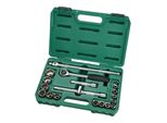 4 Set Di Chiavi A Bussola Sata, 1/2", Imperiale, 20 Pezzi, 5/16""-1.1/4"""