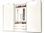 Armadio Ad Ante Scorrevoli Magic Armadio 300X65X216Cm Bianco Elemento Specchio Rotante