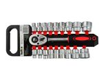 Set Di Chiavi A Bussola Da 18 Pezzi 8-32 Mm 1/2" Chiave A Cricchetto Crv Cricchetto G107"