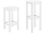 Sgabello Da Bar Bianco Sgabello Da Bar In Pino Massiccio Disponibile In 60 Cm O 80 Cm V-90.71-44-45L