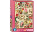 Eurographics Puzzle Rosen Saatgutkataloge, 1000 Teile, 68 X 48 Cm, 6000-0810