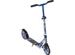 Muuwmi Aluminium Scooter Deluxe - Monopattino, 205 Mm, Abec 7, Gs, Regolabile In Altezza, Meccanismo Pieghevole, Grigio-Blu