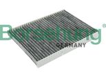 Borsehung B12796 Filtro Abitacolo Filtro Antipolline Per Vw Golf Iv Hatchback (1J1) Carbone Attivo